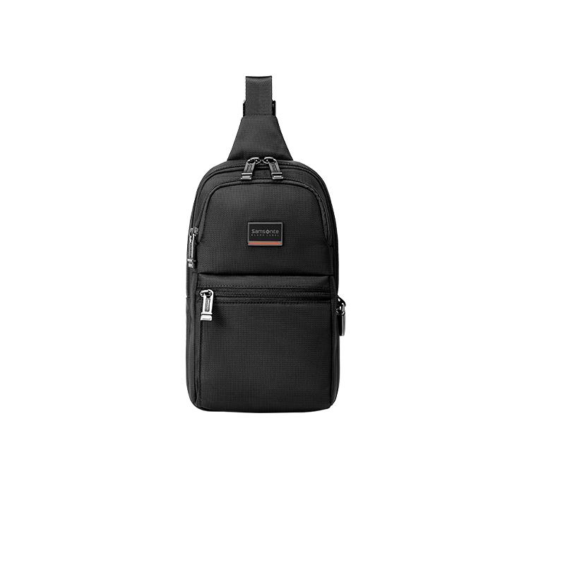 【自营】Samsonite/新秀丽总裁胸包腰包单肩斜挎腰包便携男包HO0