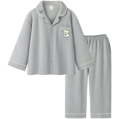 睡衣男款春秋超柔软长袖家居服