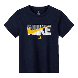 Nike 3brand童装儿童短袖男童T恤夏季2026新款运动T上衣N32522451