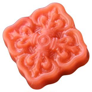 南红背云金刚杵瓦西料直孔柿子红小挂件天然手串佛珠配件文玩配饰