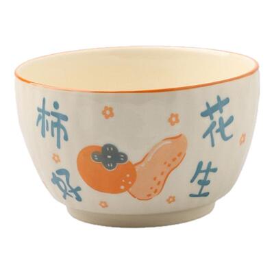釉下彩陶瓷米饭碗中式吃饭碗