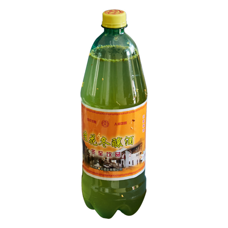 东吴牌苏州桂花冬酿酒1250毫升大绿瓶两瓶加500毫升装小红瓶一瓶