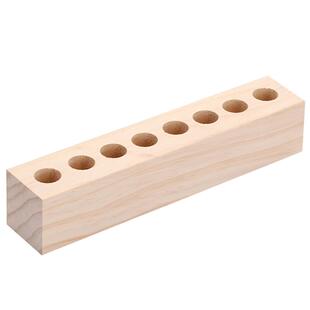 原木玻璃滚珠瓶精油瓶唇油香水走珠瓶化妆品小样展示架橱窗陈列