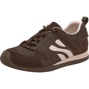 百思图2025秋季商场新款网面透气厚底德训鞋运动女休闲鞋D3660CM5