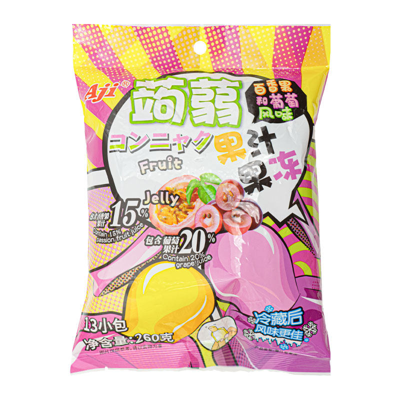 AJI蒟蒻果汁果冻可吸布丁