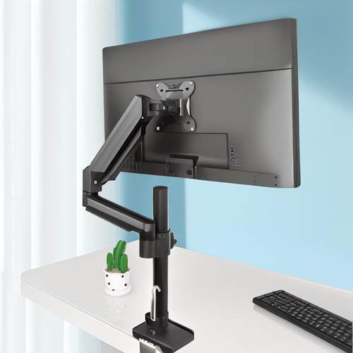 电脑显示器支架倒挂吊架显示屏幕悬臂加高架机械臂可升降倒装底座