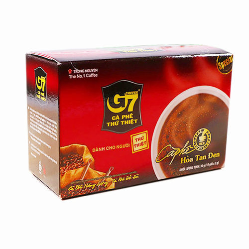 买5盒包邮/越南中原g7速溶纯咖啡无蔗糖黑咖啡2g*15袋/30g盒装