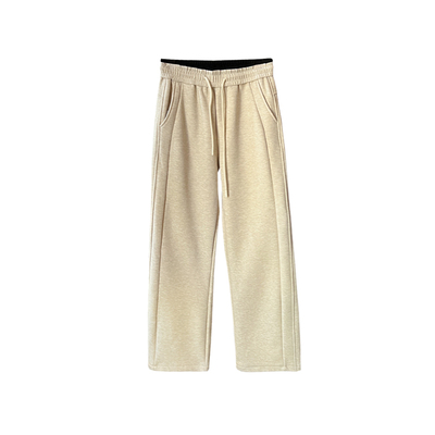 云感遛弯裤~保暖加绒羊毛阔腿裤