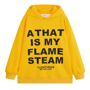 YUZI鱼子重磅340g牛奶丝卫衣大码女装微胖mm显瘦遮肉200斤印花