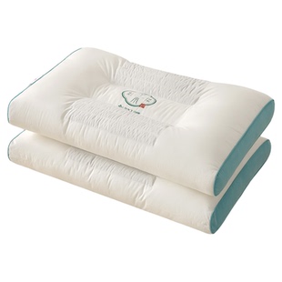 洁丽雅决明子枕头草本枕荞麦枕头护颈椎助睡眠颈椎枕枕芯一对专用