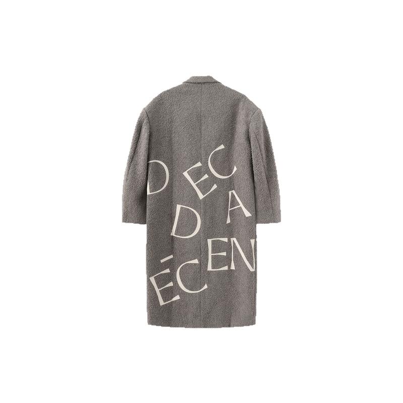 DIRTYPINEAPPLEt西装领高级感羊毛大衣外套Leon Wool Coat男女款