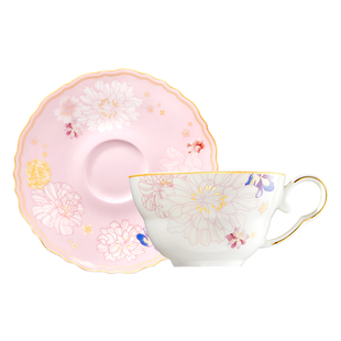 故宫淘宝｜百花骨瓷杯碟礼盒咖啡杯文创马克杯新婚乔迁生日礼物女