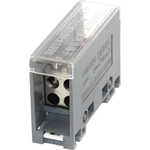 海燕分线端子一进四出FJ6/JTS2C-50B/4x25零线排接线盒电线分线盒