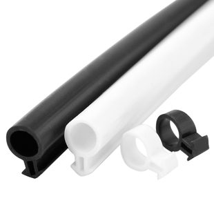 塑钢窗密封条 O型硅胶防水条塑料门窗防风保暖条平开窗隔音防尘条