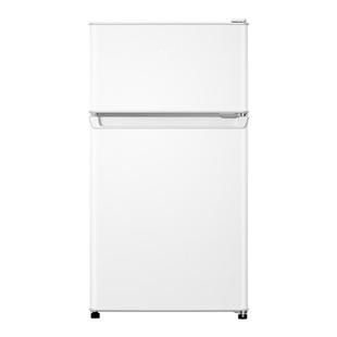 海尔88L两门冷藏冷冻家用小型出租房官方宿舍二人白色办公小冰箱