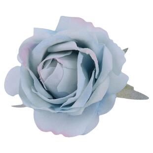 仿真花假花 diy手工胸花头饰材料 婚庆花墙装饰 绒布玫瑰花头花朵