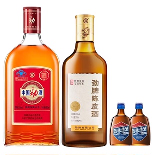 【官方组合】中国劲牌陈皮酒劲酒680ml蓝标劲酒50ml露酒养生酒水