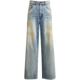 SEASON HIGH秋舒适时尚出街做旧磨皮水洗裤子牛仔裤长裤男裤男装