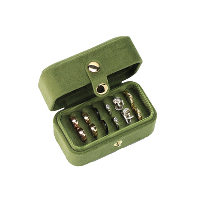 京梵便携戒指耳钉收纳盒免费刻字