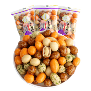 金子衣多彩鱼皮花生米散称多味红皮豆子下酒菜坚果炒货怀旧小零食