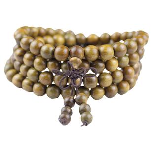 厂家直销天然南美绿檀木手串108颗佛珠圣檀香木男女木质饰品念珠