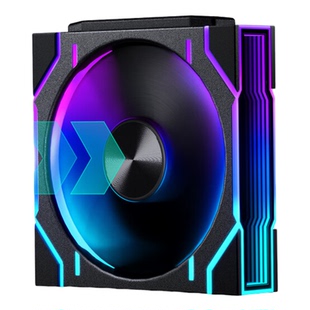PHANTEKS追风者D28 12cm无限镜/拉丝铝积木机箱冷排ARGB散热风扇