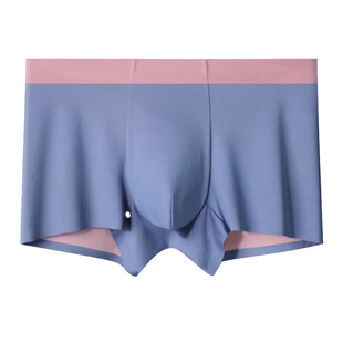 猫人男士内裤无痕抑菌平角短裤男生大码四角运动透气裤衩夏季薄款