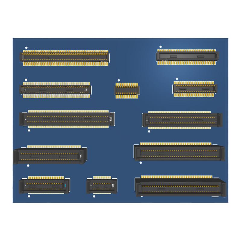 DF40系列板对板连接器PCB封装库 Hirose 0.4mm间距 AD格式 带3D