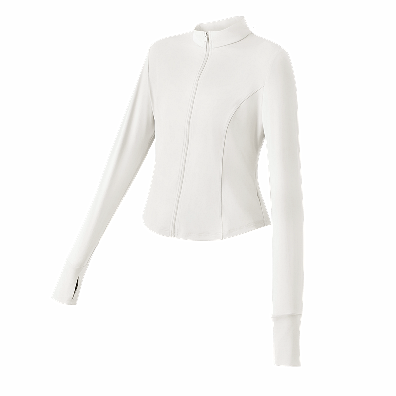 三福防晒衣修身立领无帽女款防紫外线新款轻薄防晒外套收腰防晒衫