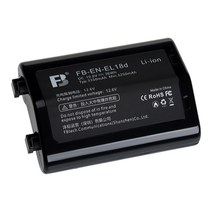 沣标EN-EL18d高容量电池z9适用于尼康D6 D5 D4S D4单反相机D800 D850 D500手柄EL18D电池ENEL18充电器EL18A