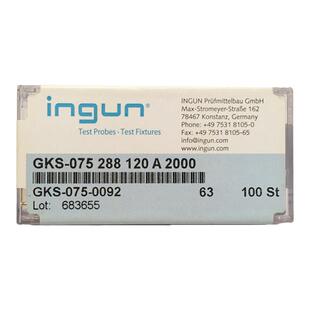 GKS075288120A2000德国原装英钢探针测试针顶针ICT弹簧针