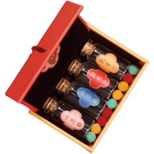 宝宝胎毛纪念品制作diy脐带收藏盒新生婴儿自制乳牙胎毛保存瓶