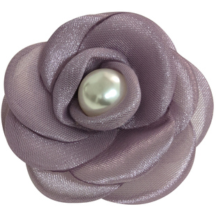 珍珠花朵胸花胸针高档女别针西装毛衣饰品山茶花领饰外套胸前装饰