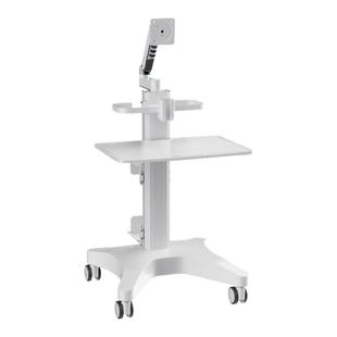 鲸晨移动电脑推车口腔扫描仪台车口扫车查房车远程会诊牙科小推车