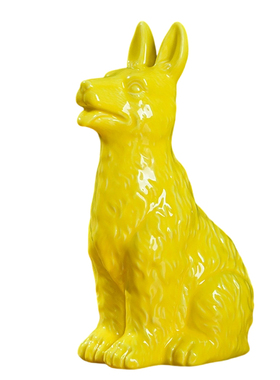 红色陶瓷十二生肖小狗摆件瓷器狗招财狗旺财镇宅客厅工艺品风水黑