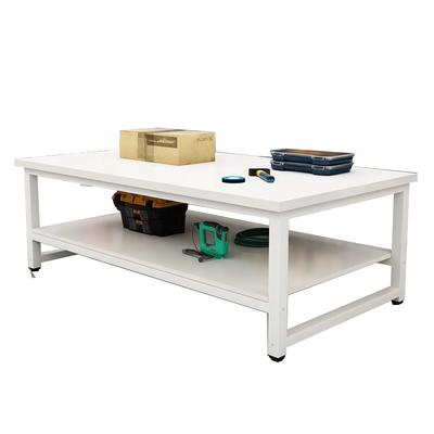 快递打包台工作台双层加厚流水线