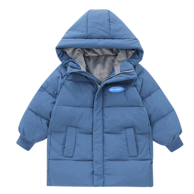 中长款加厚男童羽绒服