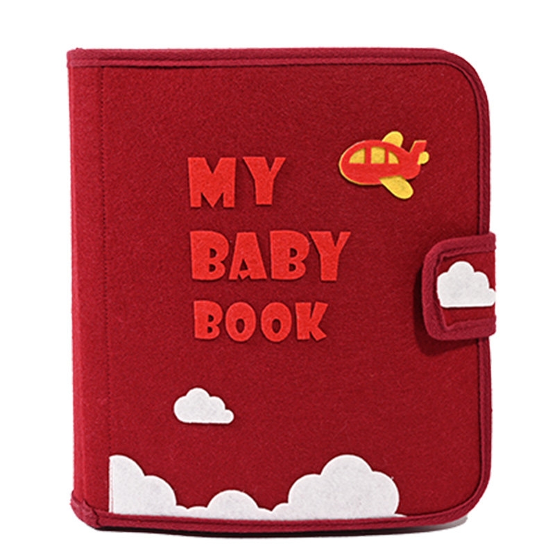 蒙特梭利不织布早教书手工布书diy材料包my布艺first撕不烂book书