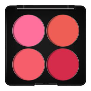 正品邦娜四色腮红修容一体玩偶儿童舞台化妆专用哑光晒红多色胭脂