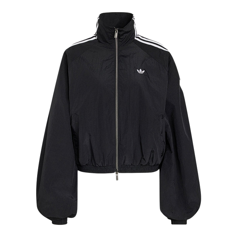 adidas三叶草26女款漏斗领短夹克