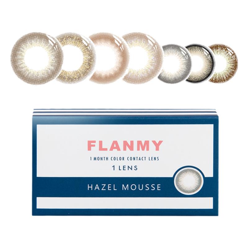 【直播间享底价】Flanmy美瞳月抛小直径12片彩色隐形眼镜T-Garden