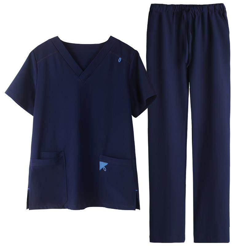 乐倍康洗手衣女短袖医生工作服手术衣