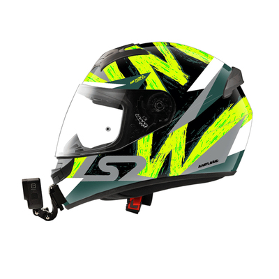 适用LS2 FF352头盔下巴支架摩托车头盔运动相机支架