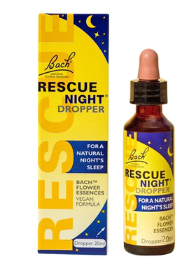Bach花精小黄瓶rescue急救睡眠喷雾舒缓焦虑紧张压力情绪英国巴赫
