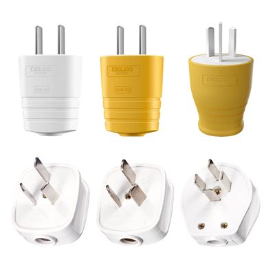 德力西插头10啊6a二三脚