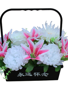 菊花清明节花陵园摆放花扫墓用品
