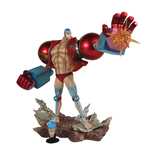 hzw 动漫周边桌面摆件雕像弗兰奇手办二次元草帽团共鸣系列模型