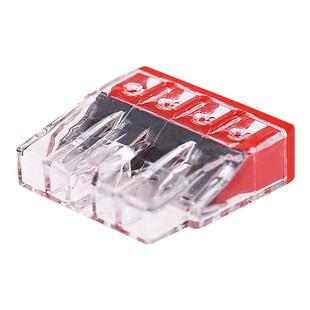 WAGO10只装2273-204接线端子分线器导线并线连接器硬线专用接线柱