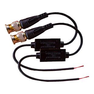 监控模拟同轴高清双绞线传输器 防水接线式转镀金BNC头视频转换器