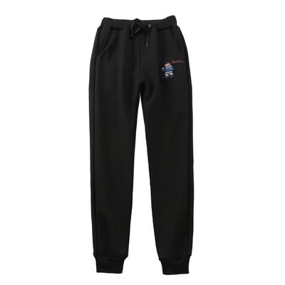 冬款灰色小脚裤纯棉运动裤